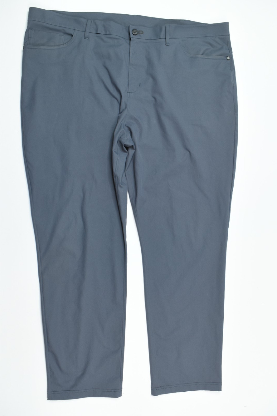 Public Rec Workday 5-Pocket Tech Pants Mens 44x32 (46x30) Gray Slim Stretch